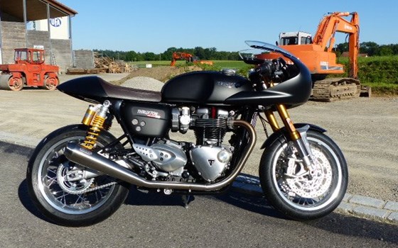 Umgebautes Motorrad Triumph Thruxton 1200R von Mäge Motos GmbH - Bild 1