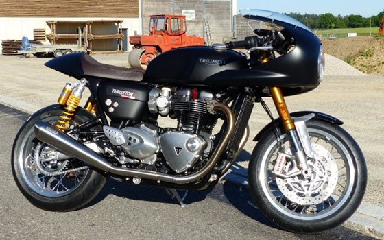 Umgebautes Motorrad Triumph Thruxton 1200R von Mäge Motos GmbH - Bild 3