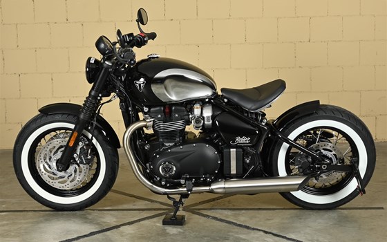 Umgebautes Motorrad Triumph Bonneville Bobber von Mäge Motos GmbH - Bild 6