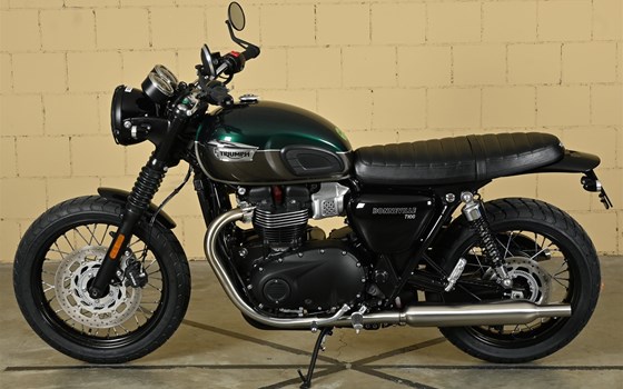 Umgebautes Motorrad Triumph Bonneville T100 von Mäge Motos GmbH - Bild 1