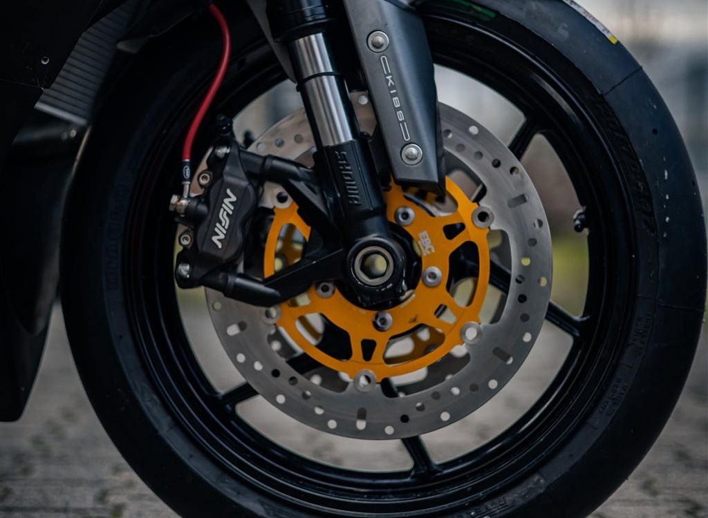 Umbgebautes Motorrad Kawasaki Ninja ZX-6R 636