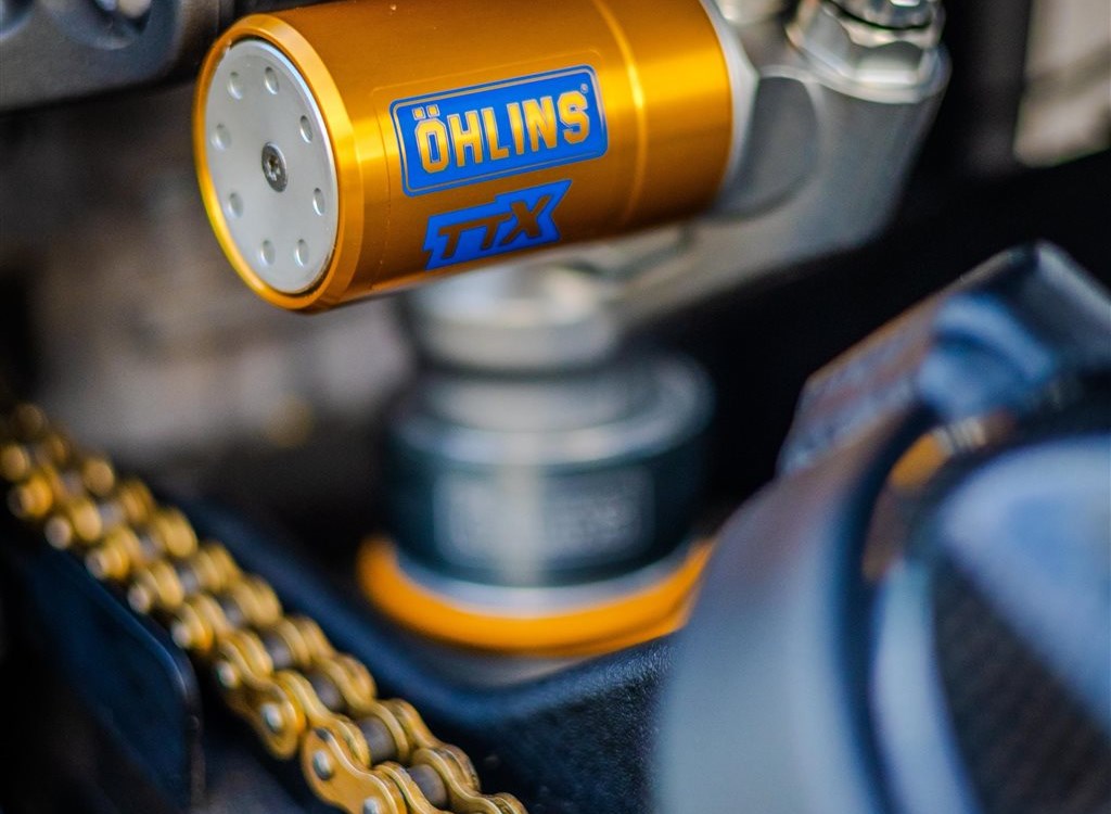 Umbgebautes Motorrad Kawasaki Ninja ZX-6R 636