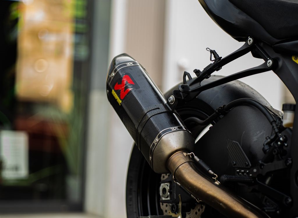 Umbgebautes Motorrad Kawasaki Ninja ZX-6R