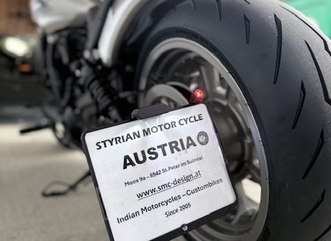 Umgebautes Motorrad Indian Scout Bobber von SMC-Styrian Motor Cycle - Bild 6