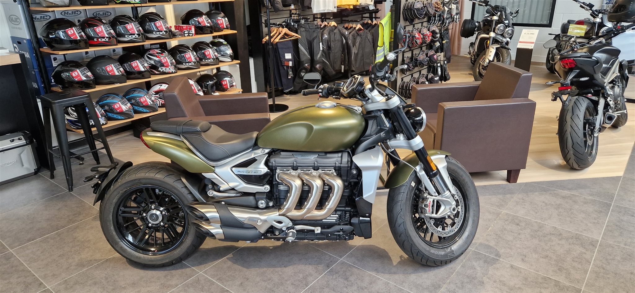 Triumph Rocket 3 R Verde Gea