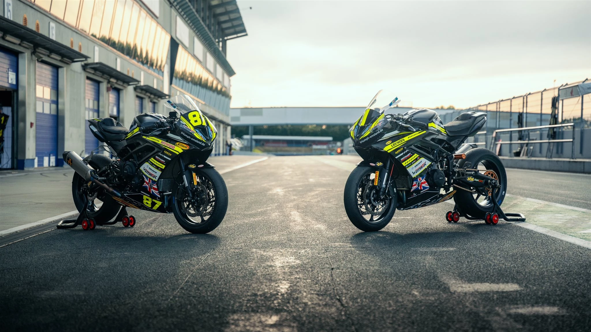 Triumph Daytona 660 Umbau auf SPB IDM Rennfahrzeug 