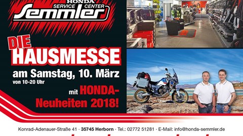 Honda Semmler - Hausmesse 2018