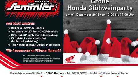 Honda Semmler - Glühweinparty 2018