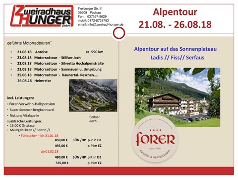 Alpentour aufs Sonnenplateu Oestreichs