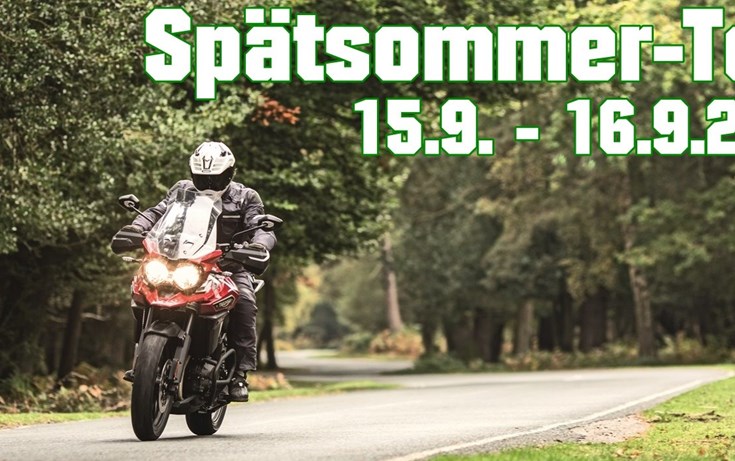 Ausfahrt im Spätsommer 2018