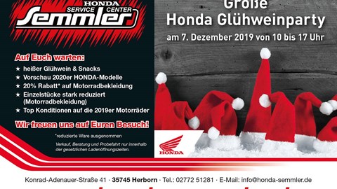 Honda Semmler - Glühweinparty 2019