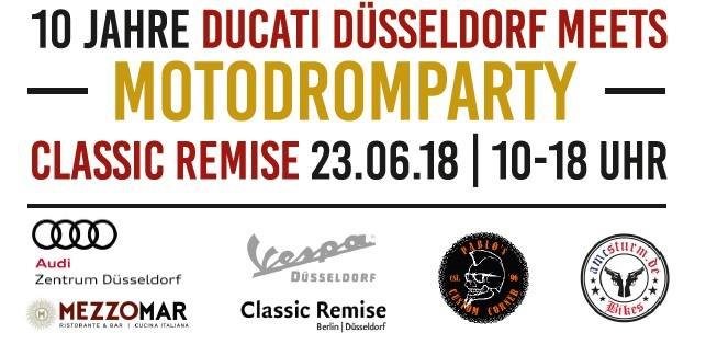 10 Jahre Ducati Düsseldorf meets Motodromparty