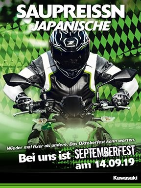 KAWASAKIK Septemberfest am 14. 9.2019