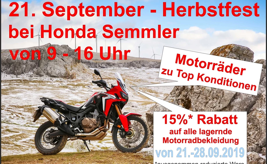 Honda Semmler - Herbstfest 2019 Bild 1: Honda Semmler - Herbstfest 2019