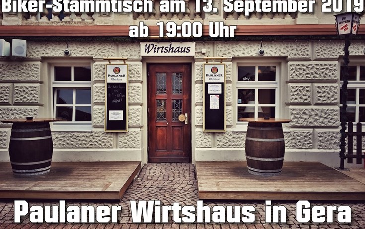 Biker-Stammtisch in Gera