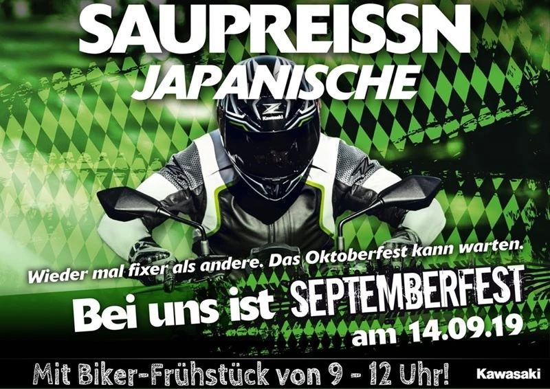 Septemberfest bei Kawasaki in Gera Bild 1: Septemberfest bei Kawasaki in Gera