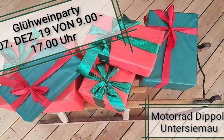 Glühweinparty bei Motorrad Dippold