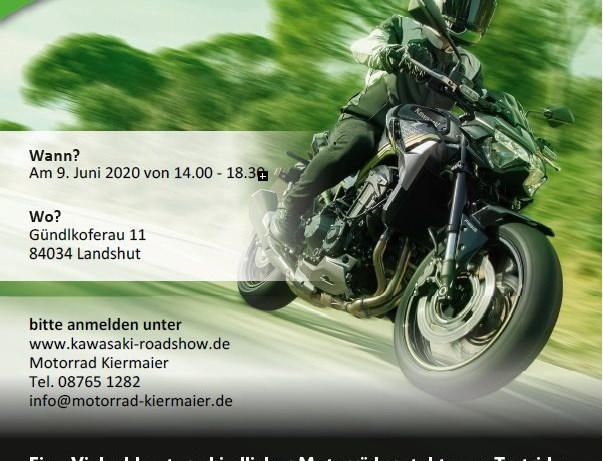 Kawasaki Road Show am 9. Juni 