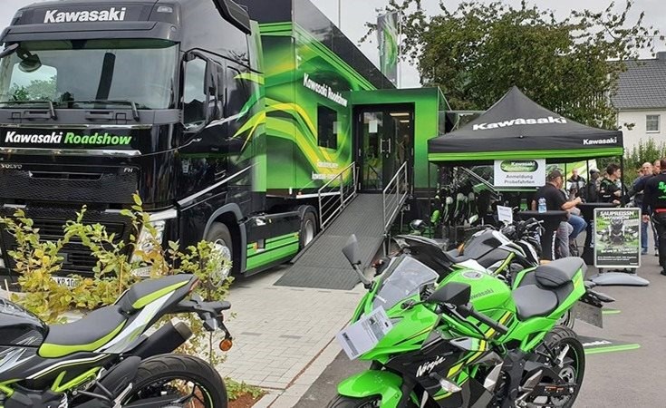 DIE KAWASAKI-ROADSHOW KOMMT ! BITTE ANMELDEN !