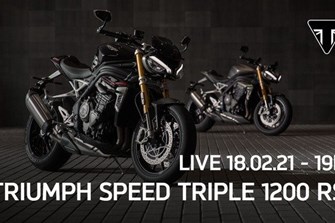 Youtube LIVE Präsentation der neuen Speed Triple 1200 RS