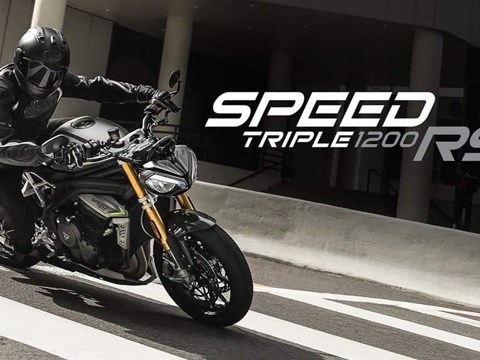 Triumph Speed Triple 1200 RS Reveal Show