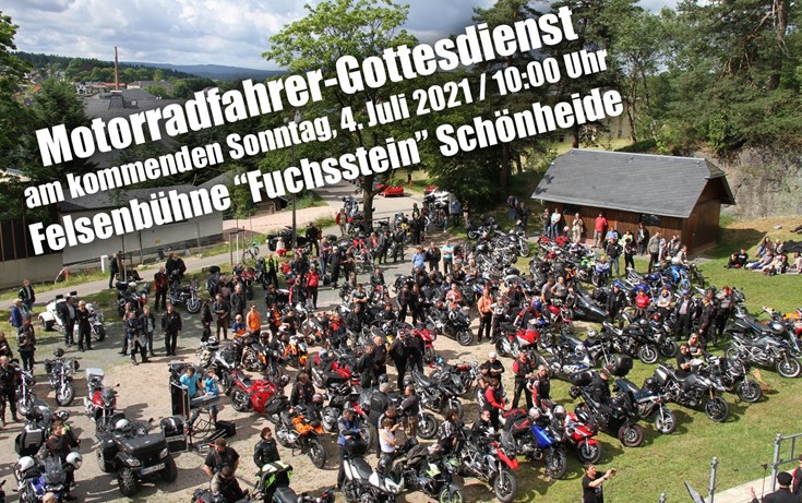Motorradfahrer-Gottesdienst 4. Juli 2021 Schönheide