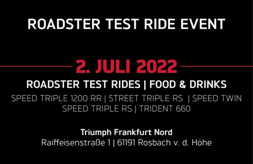 ROADSTER TEST RIDE EVENT