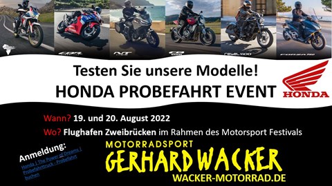 Honda Probefahrt Event