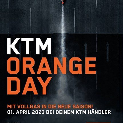 OrangeDay 2023  Kommt am 01.04.2023 vorbei, von 09:00 - 15:00 könnt ihr die Motorradneuheiten 2023 erleben