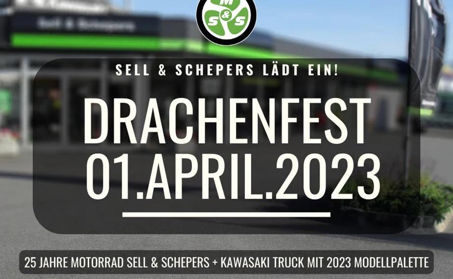 25 Jahre Motorrad Sell & Schepers - Drachenfest mit vielen Highlights Bild 1: 25 Jahre Motorrad Sell & Schepers - Drachenfest mit vielen Highlights