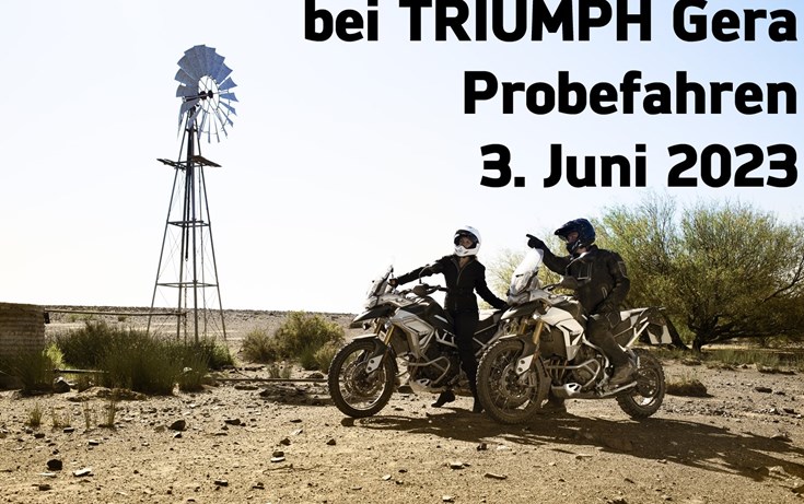 Bike(n) & Breakfast bei TRIUMPH Gera