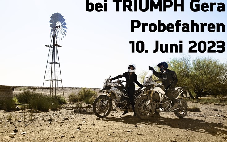 Bike(n) & Breakfast bei TRIUMPH Gera