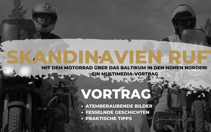 Vortrag - Mit dem Motorrad über das Baltikum in den hohen Norden!