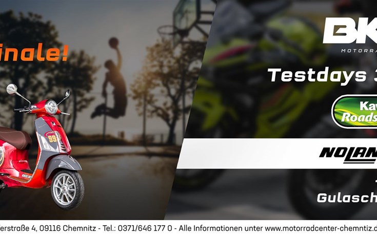 BKM TESTDAYS mit Kawasaki Roadshow