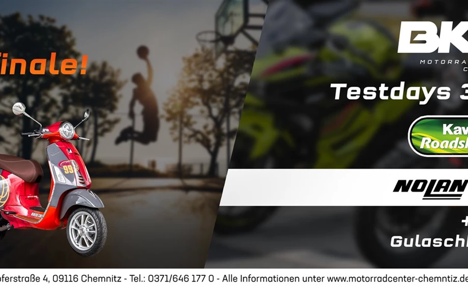 BKM TESTDAYS mit Kawasaki Roadshow Bild 1: BKM TESTDAYS mit Kawasaki Roadshow