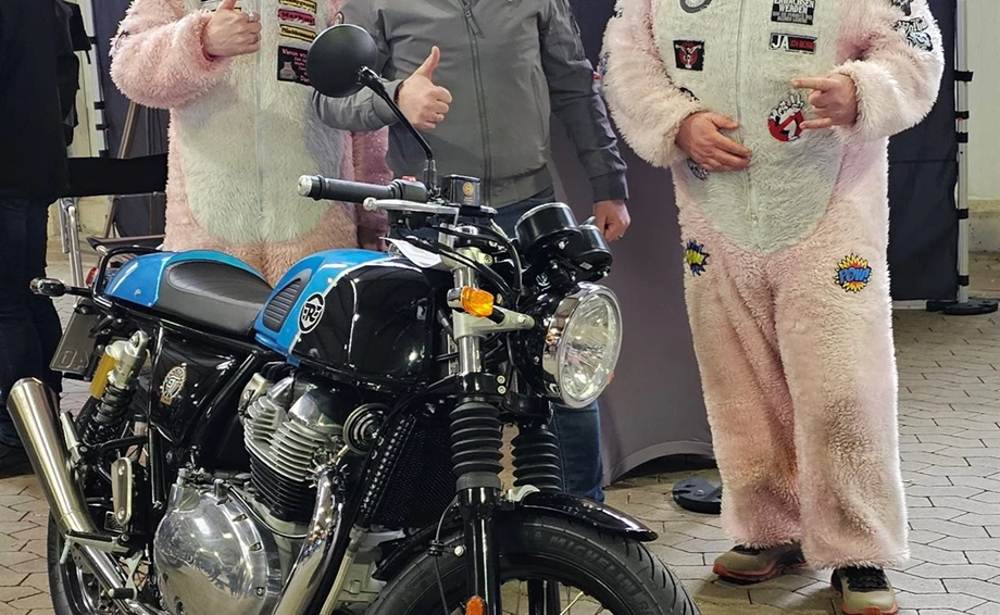 Royal Enfield bei der Technorama Kassel. Bild 7: Royal Enfield bei der Technorama Kassel.