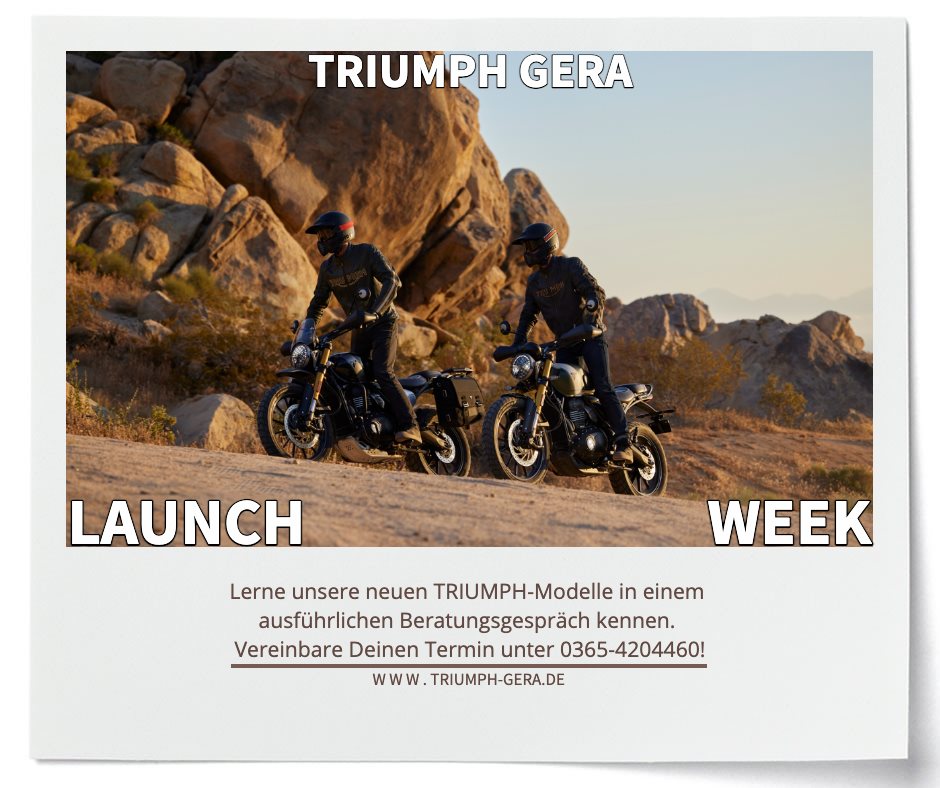 Launch-Woche bei TRIUMPH Gera