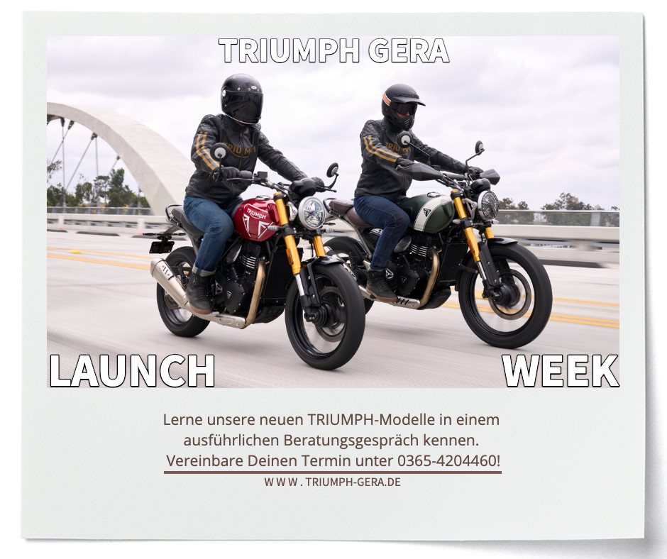 Launch-Woche bei TRIUMPH Gera