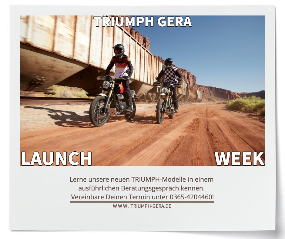 Launch-Woche bei TRIUMPH Gera