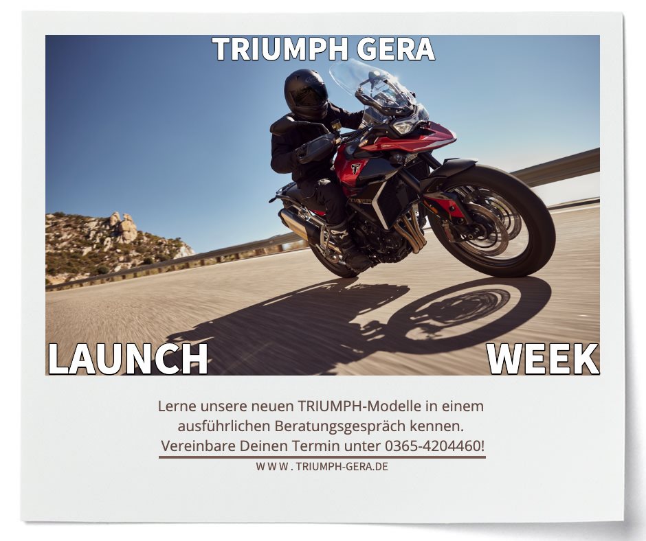 Launch-Woche bei TRIUMPH Gera
