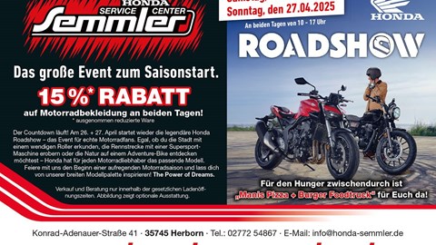 Honda Semmler - Road Show 2024
