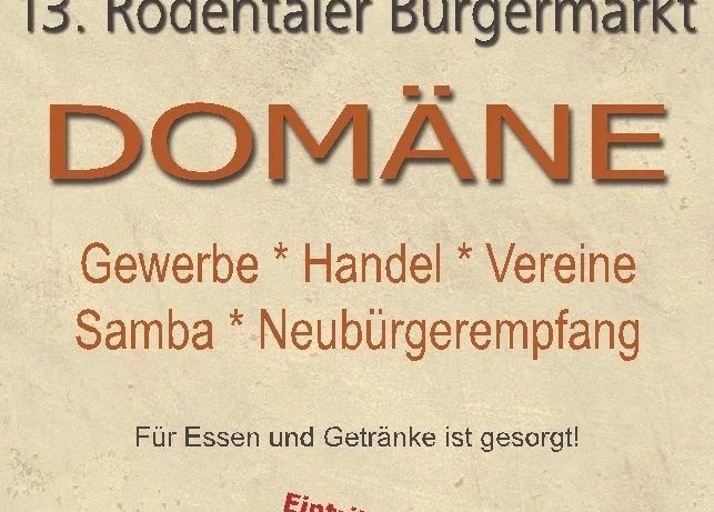 Rödentaler Bürgermarkt 