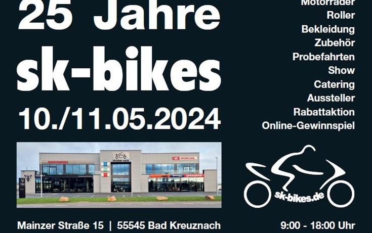 25 Jahre sk-bikes + Saisoneröffnung