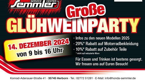 Honda Semmler - Große Glühweinparty 2024