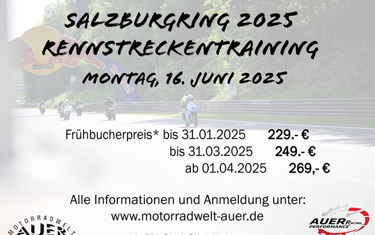 Rennstreckentraining Salzburgring 2025 mit Auer Racing