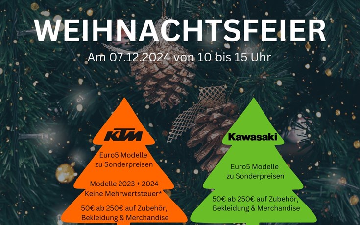 KTM & Kawasaki Weihnachtsfeier 2024