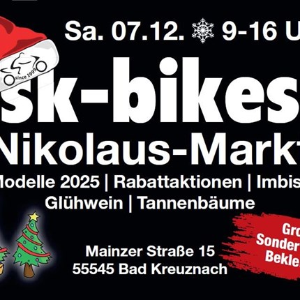 Nikolaus-Markt Modelle 2025 | Sonderverkauf Bekleidung | Rabattaktionen | Imbiss | Tannenbäume