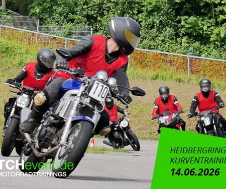 Motorrad Termin Heidbergring Kurventraining