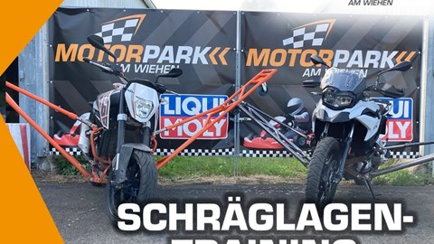 Motorrad Schräglagentraining