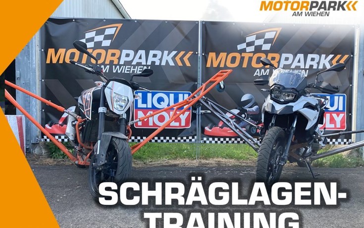 Motorrad Schräglagentraining